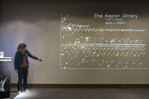Suzanne explains the Kepler Orrery