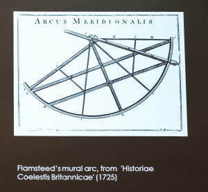 Flamsteed's mural arc, from 'Historiae Coelestis Britannicae' (1725)