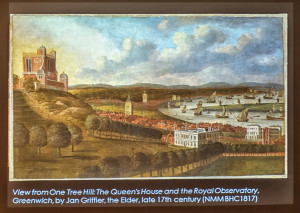 View from One Tree Hill, the Queen's House and the Royal Observatory, late 17th century