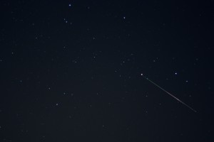 Perseid Meteor over Cudham
