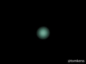 Image of Uranus through the 28-inch by Tom Kerss