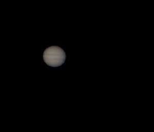 iPhone image of Jupiter through the 28-inch telescope