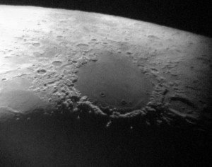 iPhone image of Mare Crisium through the 28-inch telescope