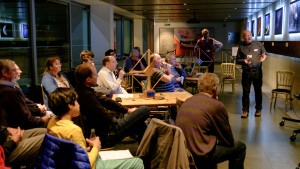 Clive presents to the Radio Astronomy Group