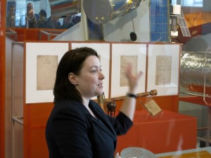 Curator Alison Boyle, Keeper of Science Collections at the Science Museum